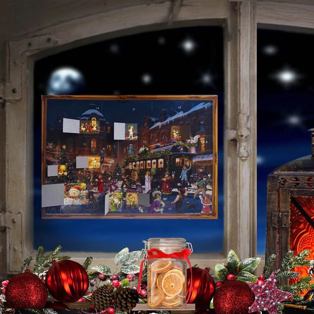 Adventskalender" Wheinachtlicher Bahnhof"