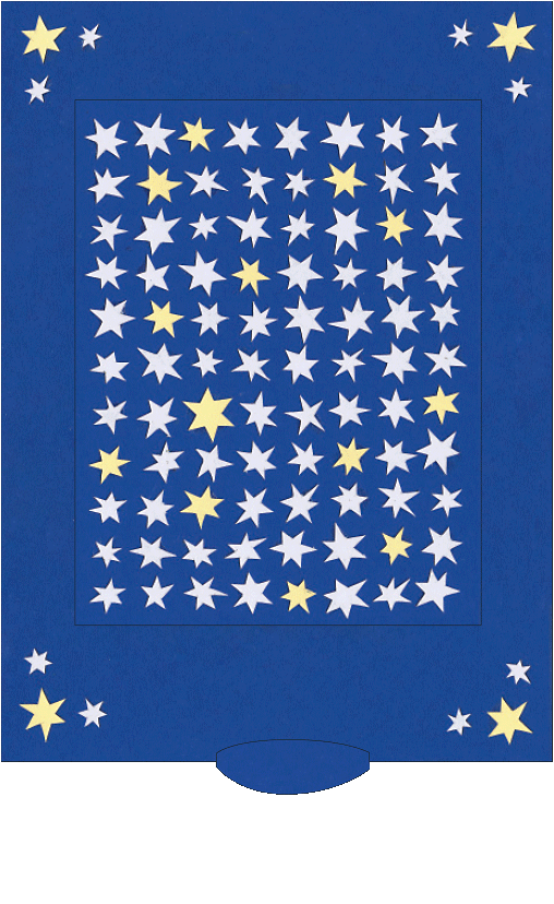 Lebende Karte "Sternenbaum"