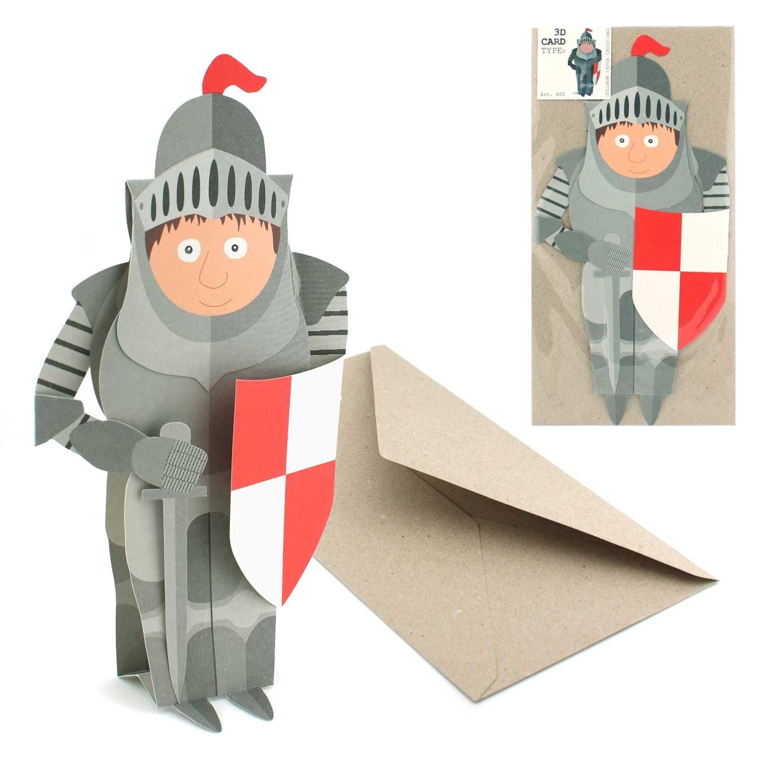 Carte type 3D "Chevalier"