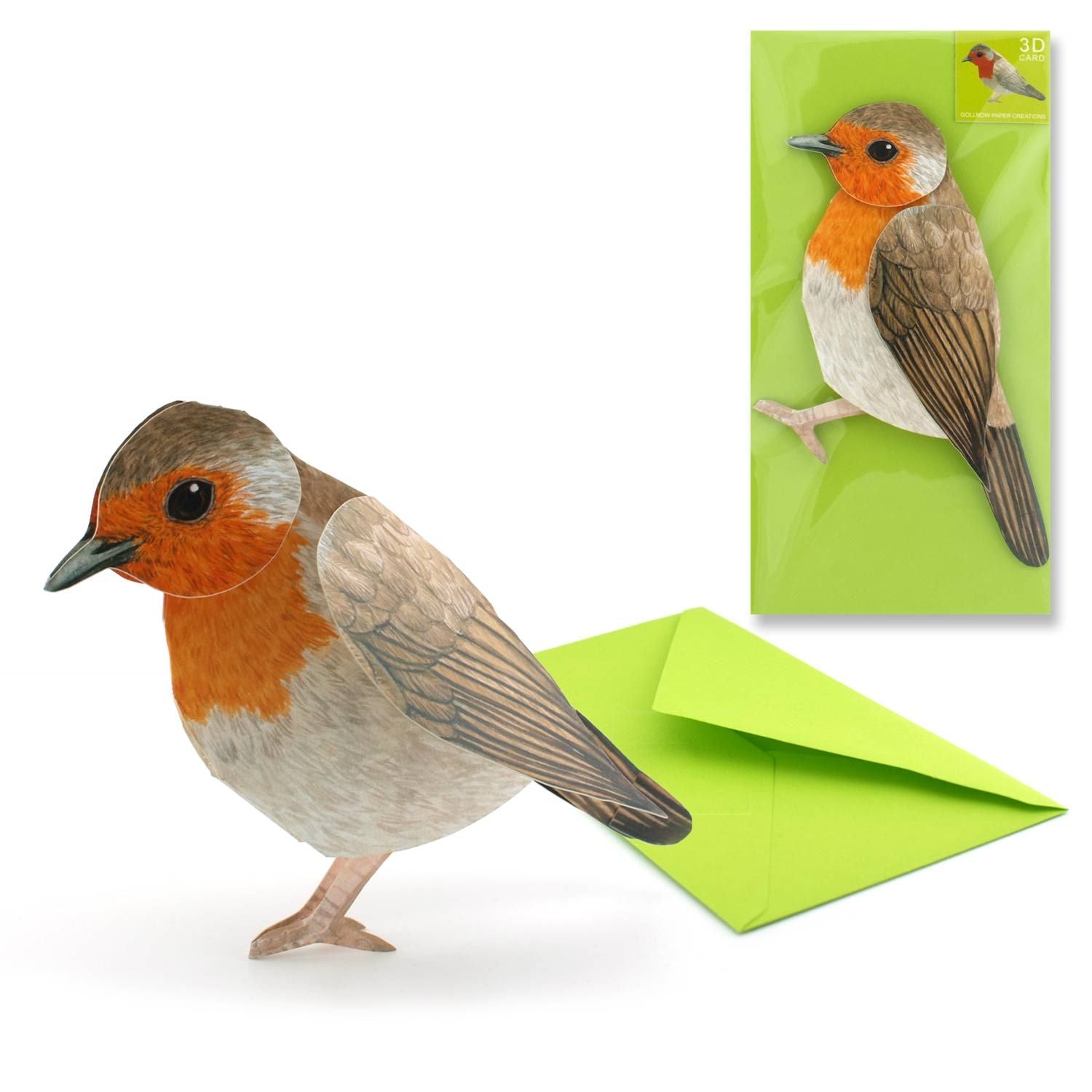 Carte pliante animal 3D "Suricate"