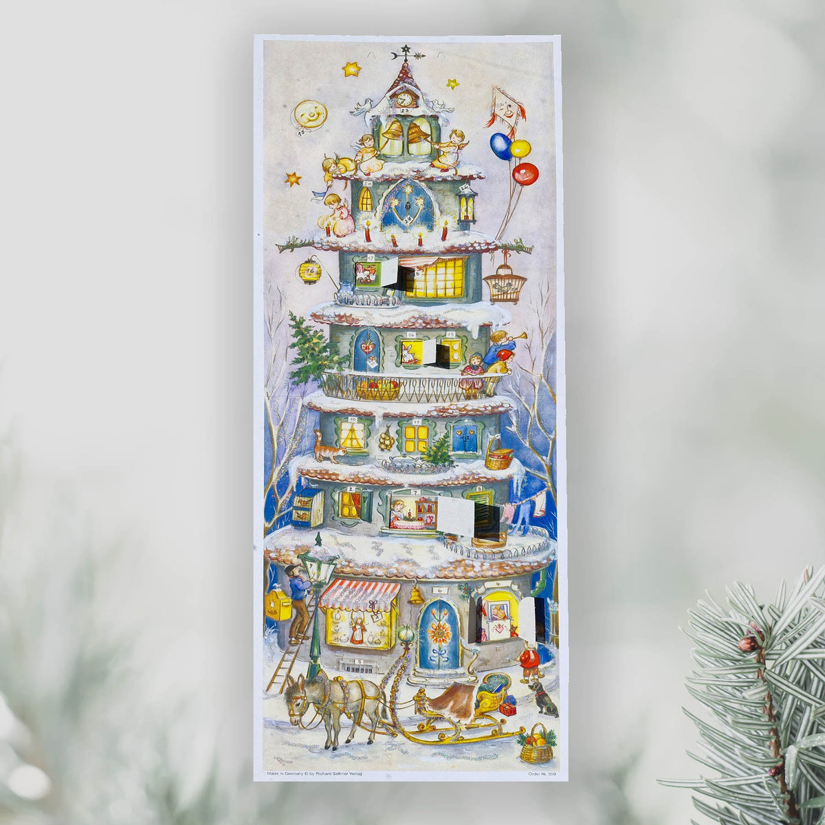 Adventskalender "Weihnachtspyramide"