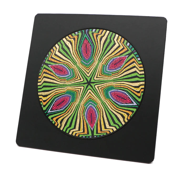 Puzzle Double "Hippie-Gold" (inkl. Tablett)