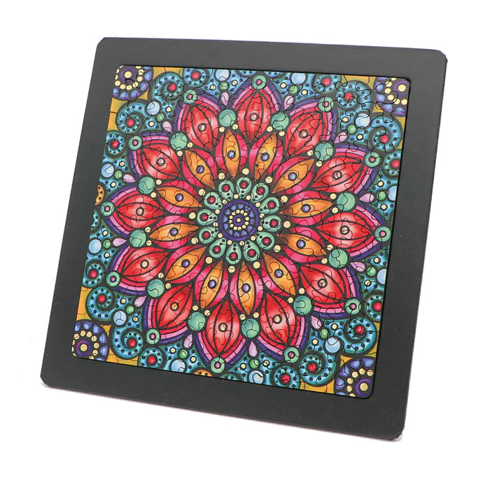 Puzzle Double "Flower" (inkl. Tablett)