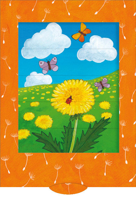 Lebende Karte "Pusteblume"