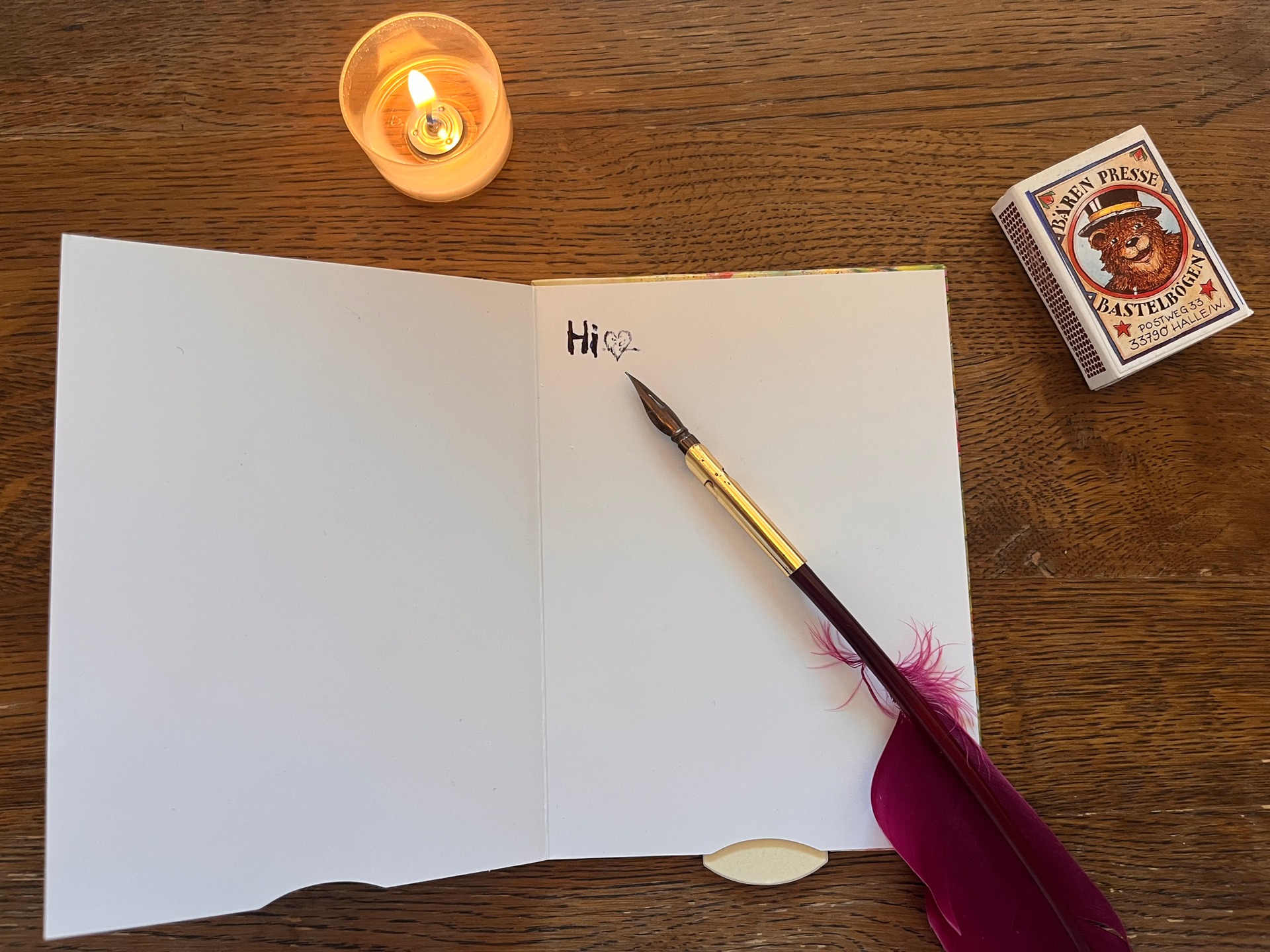 Lebende Karte "Weihnachtszeit"