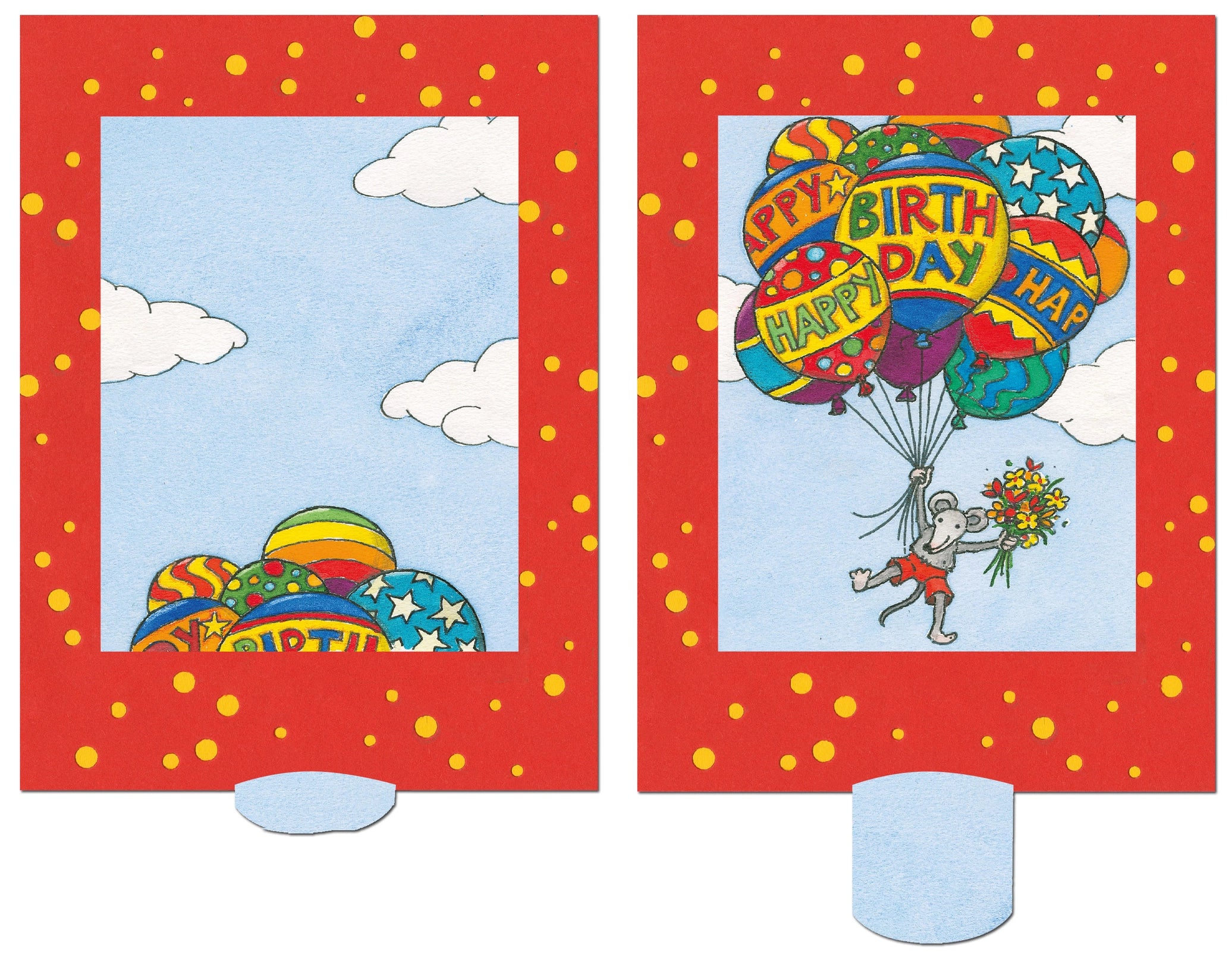 Living card "Birthday Ball"