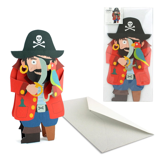 Carte type 3D "Pirate"