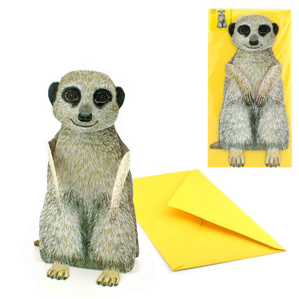 3D animal card "Pug"