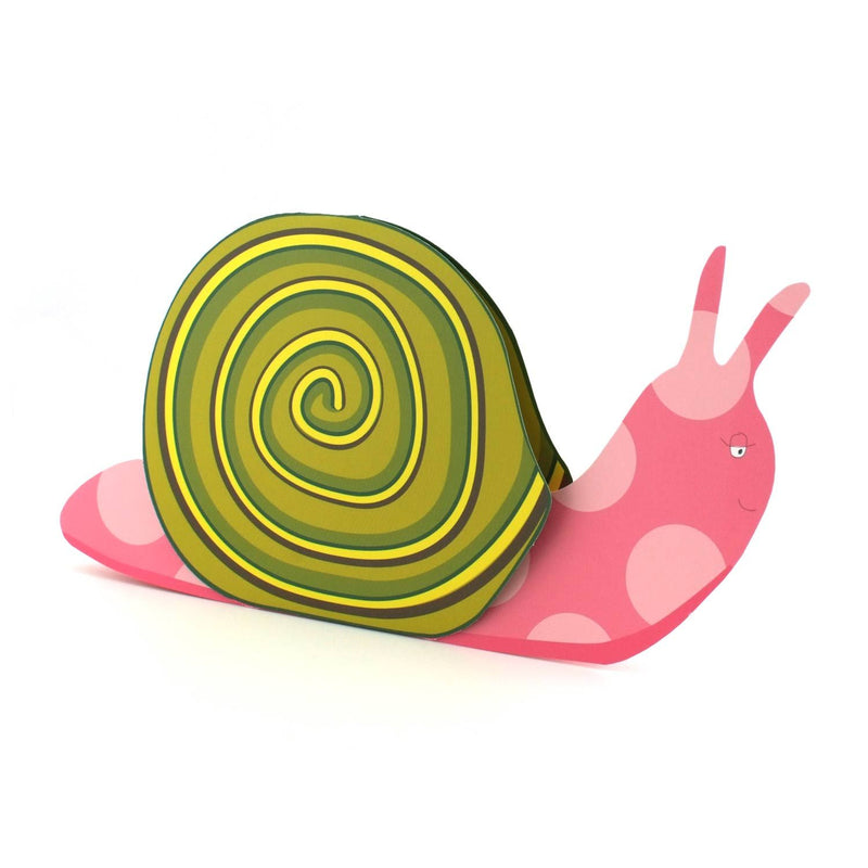 Carte pliante animal 3D "escargot"