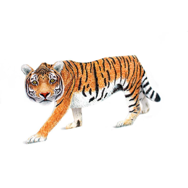 Carte pliante animal 3D "Tigre"