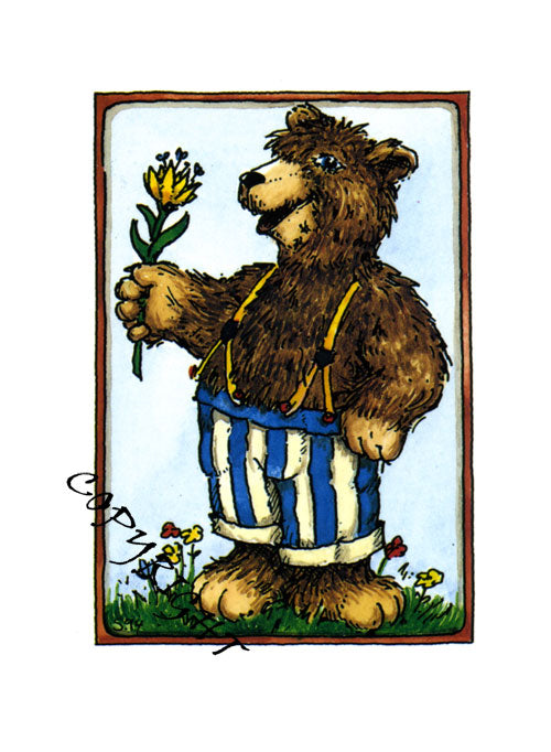 Postcard Bear 