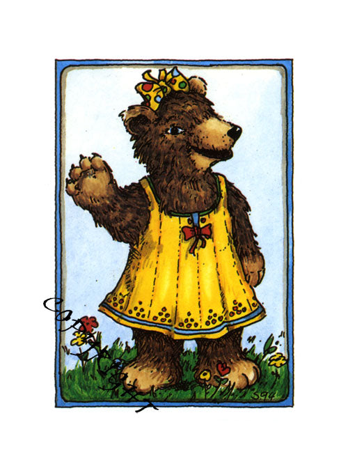 Postcard Bear 