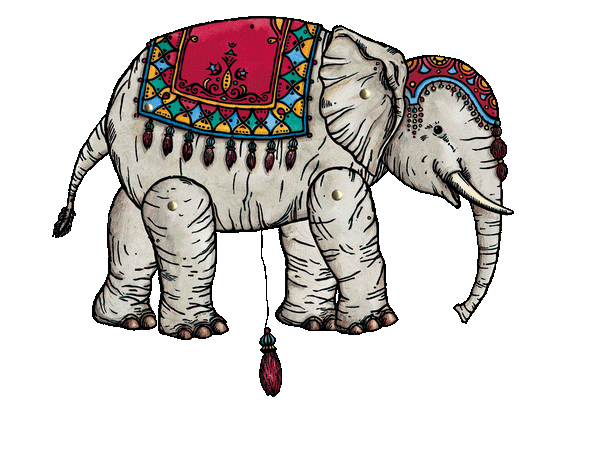 Craft sheet elephant