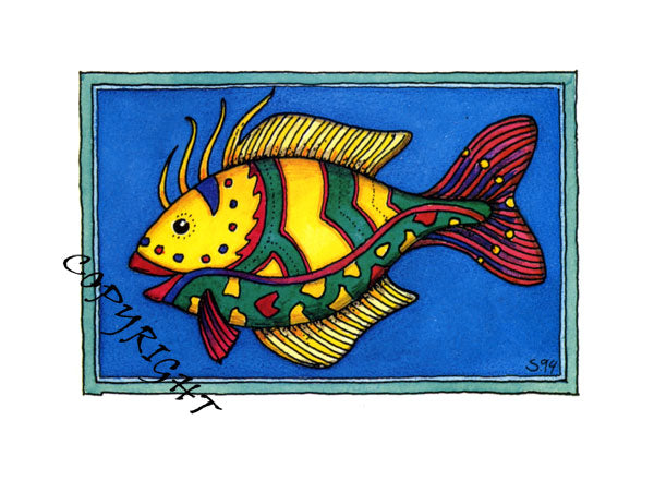 Postcard fish 