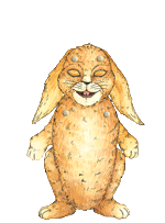 Handicraft sheet rabbit