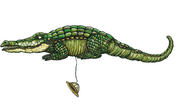 Craft sheet crocodile