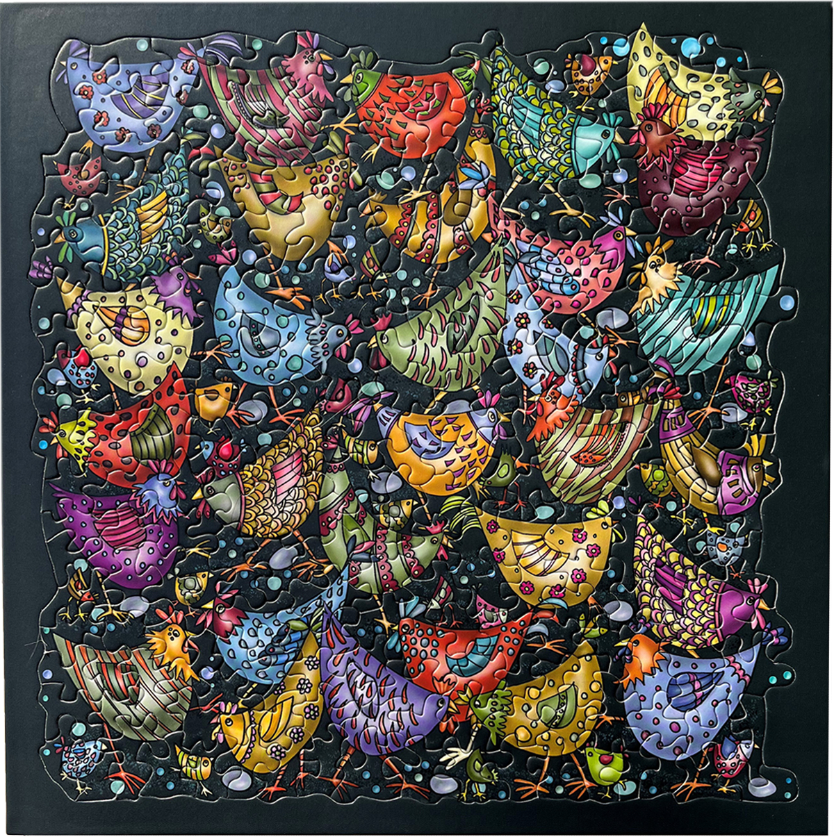Puzzle Palapeli "Chicken Pile"