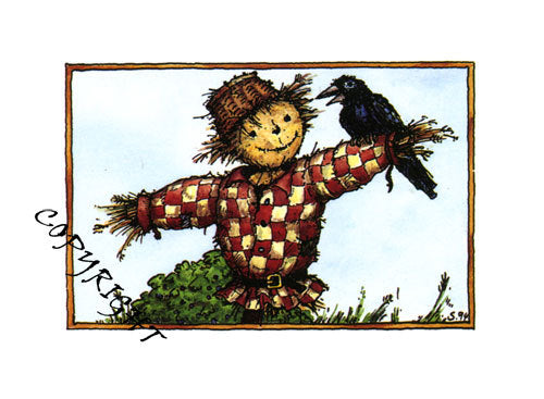 Postcard Scarecrow 